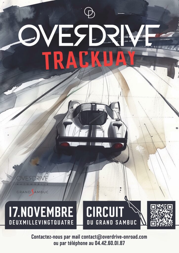 affiche du trackday overdive du 17 novembre 2024